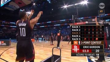 As¨ª fue el concurso de triples del All Star: ? Eric Gordon ganador!