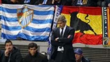 Pellegrini, durante el encuentro del mi&eacute;rcoles ante el Borussia.