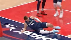 La jugada en la que Doncic pudo romperse la pierna heló a todos: Westbrook pidió perdón