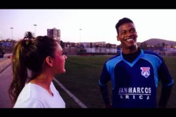 El delantero colombiano de San Marcos de Arica todavía no suma minutos en el Torneo de Apertura.