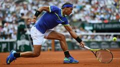 Rafa Nadal, durante la final de Roland Garros. 