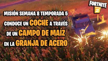 &iquest;D&oacute;nde est&aacute; el campo de ma&iacute;z de Granja de Acero en Fortnite Temporada 5?