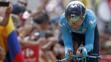 Nairo: "Por suerte he terminado en el top-10 y con una victoria"