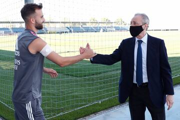 Florentino Pérez and Borja Mayoral.