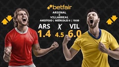 Arsenal FC vs. Villarreal CF: horario, dónde ver y pronósticos