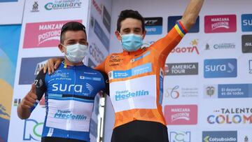 El español se llevó el prólogo de la Vuelta a Colombia 2021 y es el primer líder de la carrera.