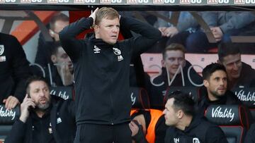 Eddie Howe, t&eacute;cnico del Bournemouth.