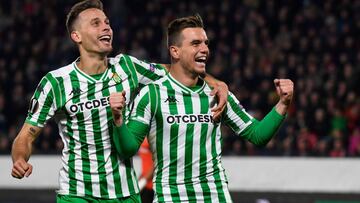 Canales y Lo Celso, jugador del Betis.