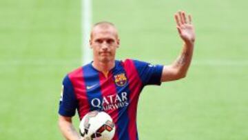 Mathieu, durante su presentación.