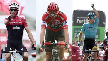 Alberto Contador, Chris Froome y Miguel &Aacute;ngel &#039;Superman&#039; L&oacute;pez, protagonistas de la Vuelta a Espa&ntilde;a 2017.
 