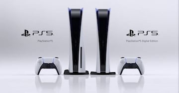 PlayStation 5 se comercializará en dos modelos: uno con lector de discos y otro puramente digital. Sus características internas serán las mismas.