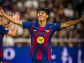Las imágenes del debut victorioso del Barça