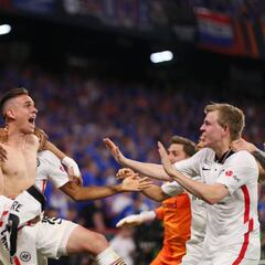 Borré campeón de Europa League: Números en el título de Frankfurt