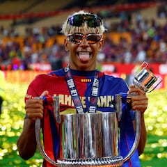 Otra noche grande para Lamine