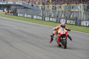 Márquez ha ganado seis de las últimas siete carreras con lío
