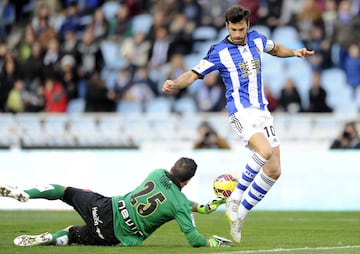 En total suma 39.612 minutos jugados con la Real Sociedad.