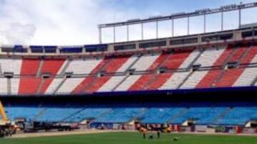 Obras en el Calderón.