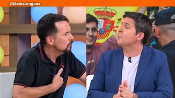 Pablo Iglesias se enfrenta a Jesús Cintora en directo y paraliza ‘Malas lenguas’: “Ya has montado tu numerito”