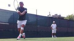 Rafa Nadal lleg&oacute; el martes a Wimbledon.