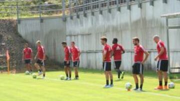Entrenamiento del Celta.
