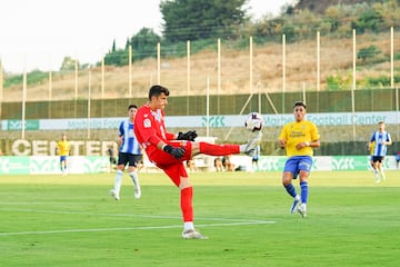 Joan García, en el Espanyol-Las Palmas.