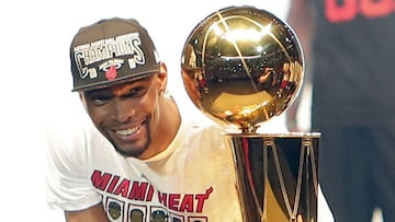 MIAMI, FL - JUNE 24: Chris Bosh of the Miami Heat attends the NBA Championship victory rally at the AmericanAirlines Arena on June 24, 2013 in Miami, Florida. The Miami Heat defeated the San Antonio Spurs in the NBA Finals.   Alexander Tamargo/Getty Images/AFP
 == FOR NEWSPAPERS, INTERNET, TELCOS &amp; TELEVISION USE ONLY ==