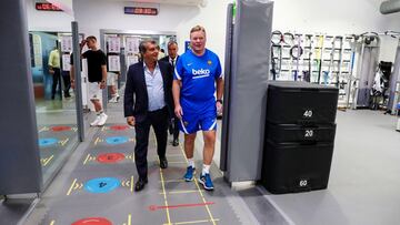 Laporta, en la Ciutat Esportiva