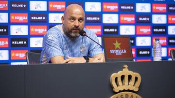 FUTBOL 2025-2026
Rueda de Prensa de Manolo Gonzalez entrenador del RCD Espanyol de Barcelona previa al partido de La Liga Jornada 1 ante el Atlético de Madrid
Foto: Rodolfo Molina