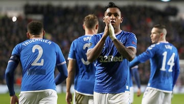 Alfredo Morelos, goleador de Rangers clasifica a Europa League