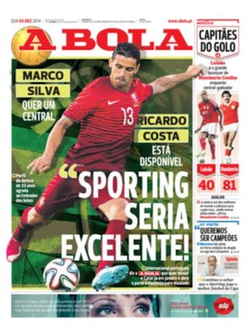 Portadas de la prensa deportiva