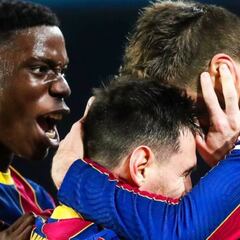 El emotivo adiós de Piqué a Messi