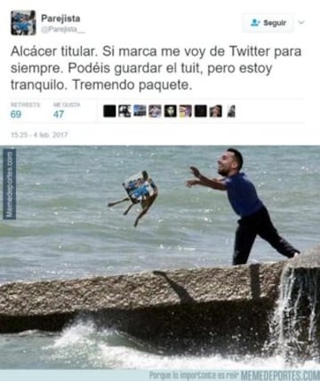 Alcácer protagonista de los memes más divertidos del Barcelona-Athletic