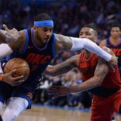 Carmelo, en su peor momento: mínimos en puntos, porcentajes...