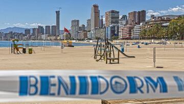 Benidorm confinado: la capital del turismo vuelve a ser pueblo.