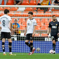 Aprobados y suspensos del Valencia: Falta de gol y lesión de Gayà
