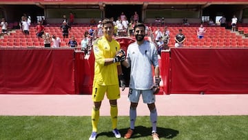 Raúl Fernández y André Ferreira el día de su presentación.