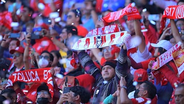 Fans o Aficion during the game Toluca vs Cruz Azul, corresponding to Round 06 of the Torneo Clausura 2023 of the Liga BBVA MX, at Nemesio Diez Stadium, on February 12, 2023.

<br><br>

Fans o Aficion durante el partido Toluca vs Cruz Azul, Correspondiente a la Jornada 06 del Torneo Clausura 2023 de la Liga BBVA MX, en el Estadio Nemesio Diez, el 12 de Febrero de 2023.