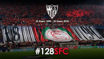El Sevilla cumple 128 años de historia.