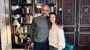 Guardiola, a Aitana: “Seré presidente y te ficharé como directora deportiva” 