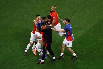 ¡A semifinales! Chile vence y celebra en la Copa América