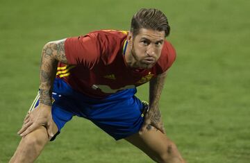 Clima de euforia en el entrenamiento de la Selección