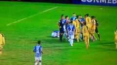 Así empezó la trifulca entre Godoy Cruz y U de Concepción