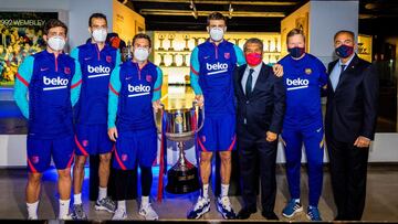 Superliga: Laporta se re¨²ne con Koeman y los capitanes