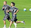 El Madrid tuvo jornada de entrenamiento a la carta
