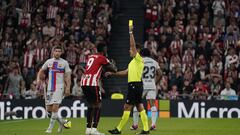 12/03/23  PARTIDO PRIMERA DIVISION
 ATHLETIC BILBAO - BARCELONA 
GOL ANULADO A IÑAKI WILLIAMS
GIL MANZANO TARJETA AMARILLA