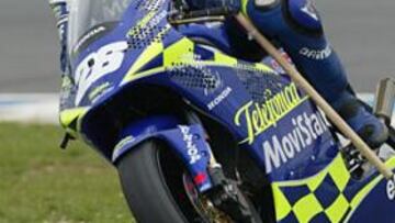 <b>CAMBIO DE DORSAL. </B>Pedrosa cambiará el 26 que ha llevado toda su carrera por el 1 de campeón del mundo.