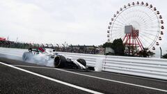 Felipe Massa con el Williams en Suzuka.