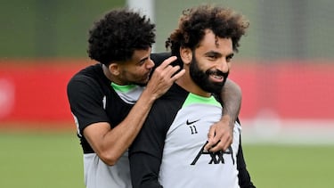 Salah conmueve con su despedida a Luis Díaz: “Eras inspiración”