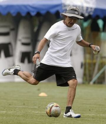 Atlético Nacional se entrena en Guarne antes de enfrentar al Deportes Tolima por la Liga Águila.