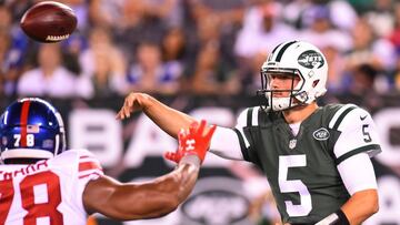 Los lanzamientos de Christian Hackenberg no es que inspiren mucha confianza entre los seguidores de los New York Jets.